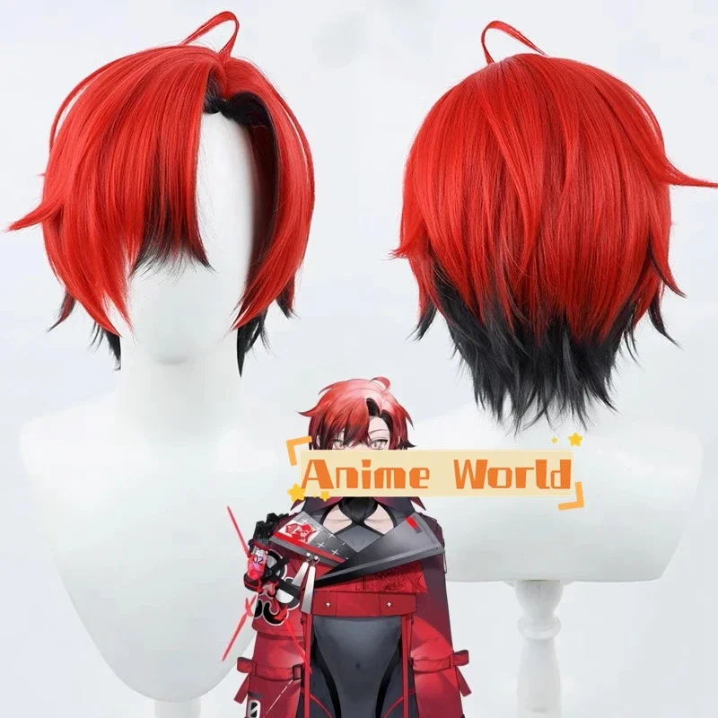 Anime Cosplay With Red Hair - Holostars English TEMPUS YouTuber Machina X