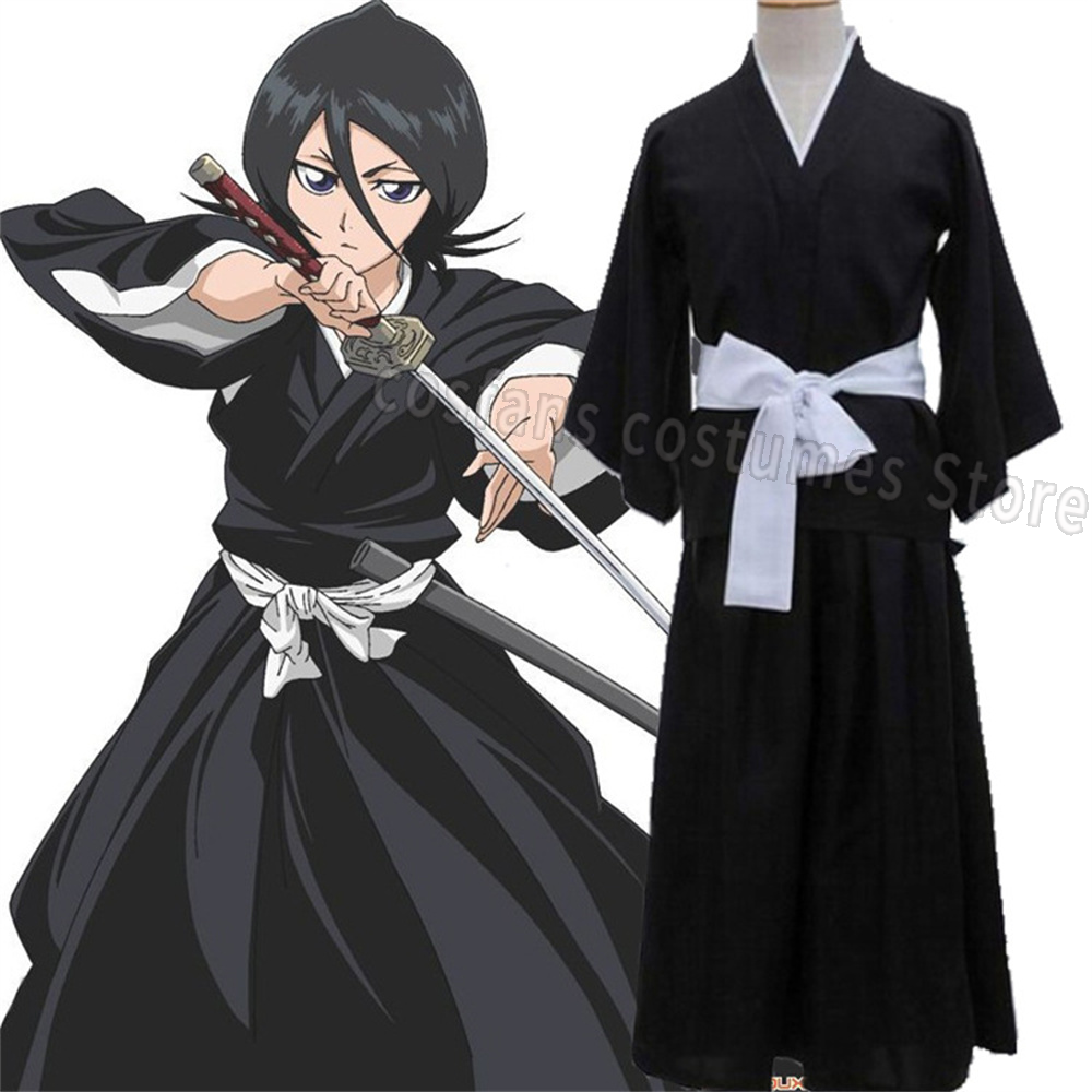 Bleach Captain Coat - BLEACH Kuchiki Rukia Shinigami Cosplay Costume