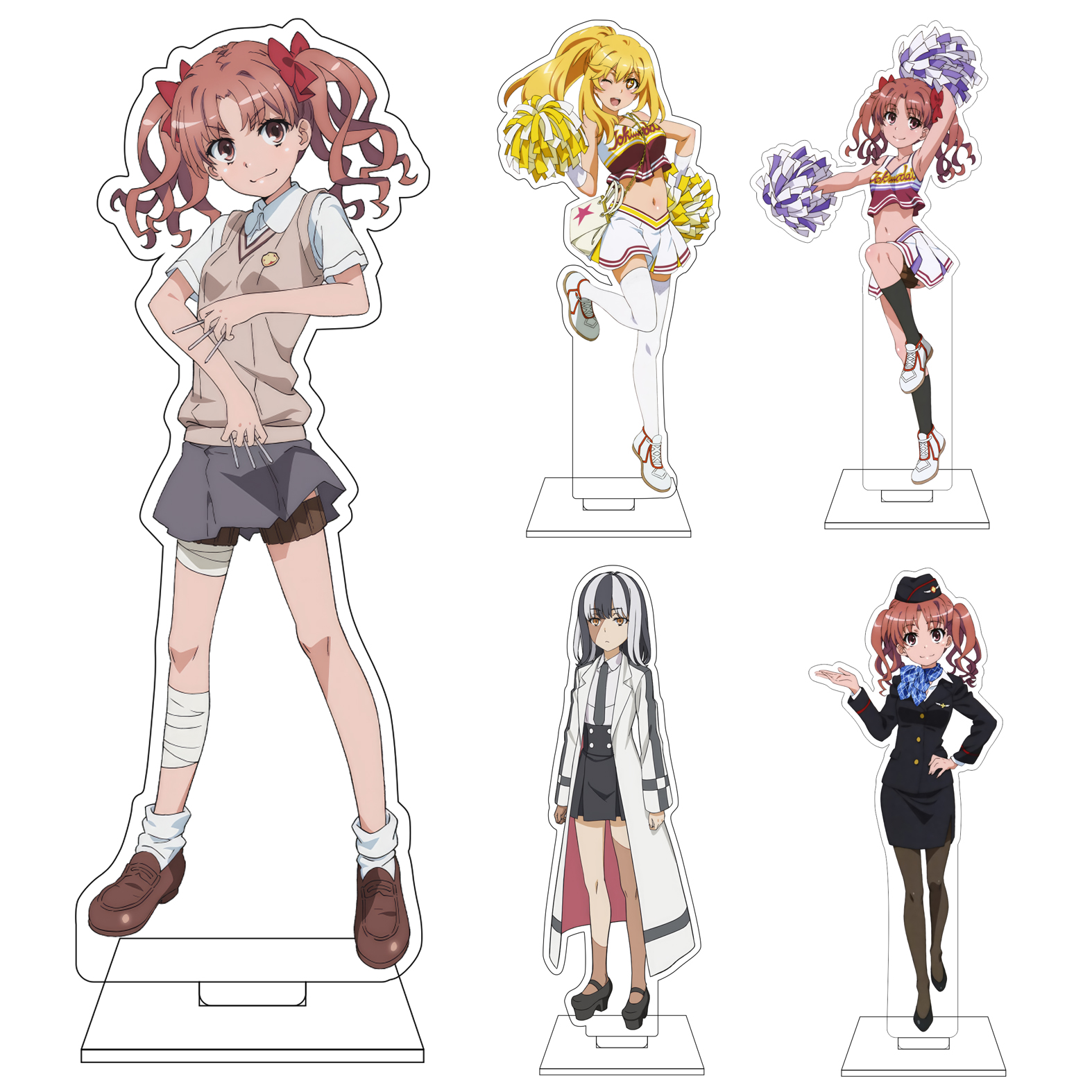 Anime Cosplay Props - 16CM Anime Misaka Mikoto Cosplay Acrylic
