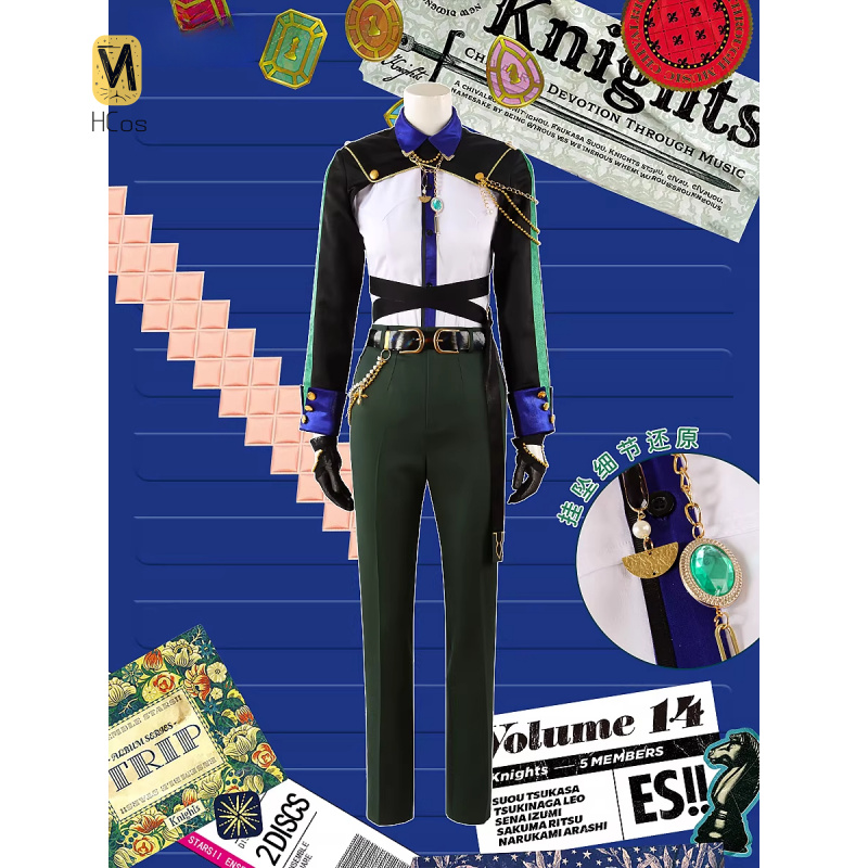 HCos Ensemble Stars knights tr - Anime Cosplay Dress For Men ulasan dan harga