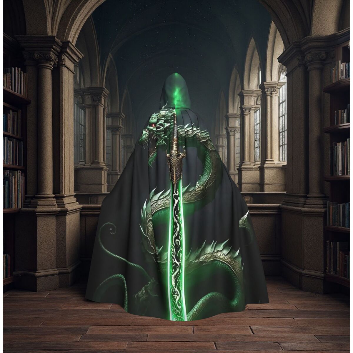 Dragon And Swords Fantasy Art  - Anime Cosplay Sword ulasan dan harga