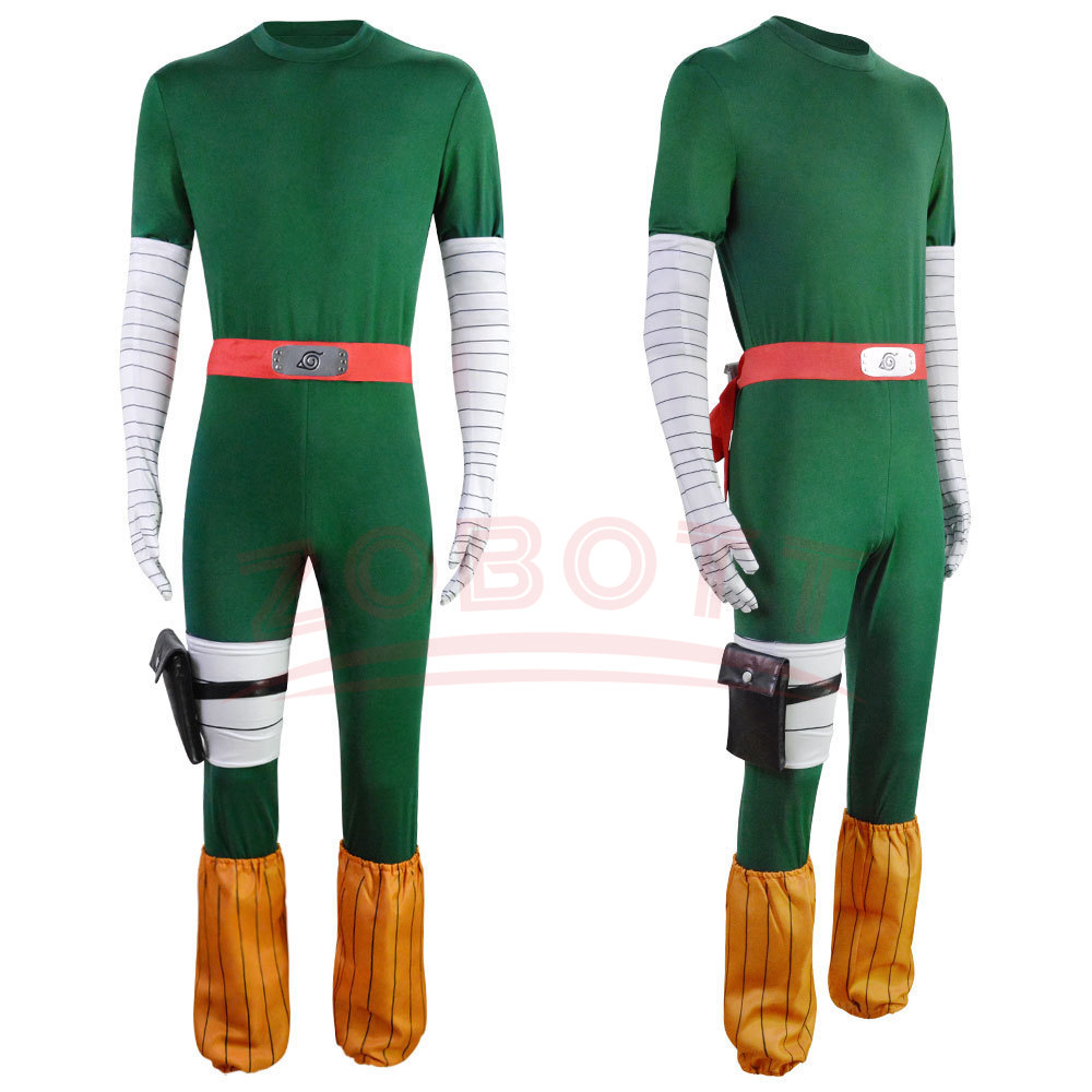 Men Cosplay Rock Lee Costumes  - Anime Cosplay Ninja ulasan dan harga