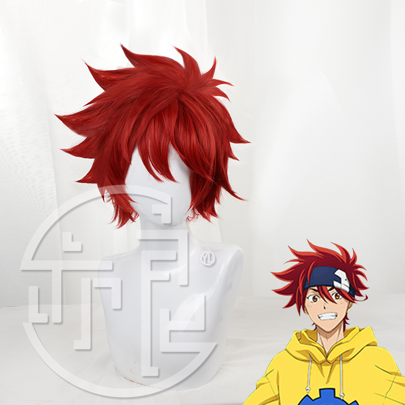 Anime SK8 the Infinity Reki Co - Anime Cosplay With Red Hair ulasan dan harga