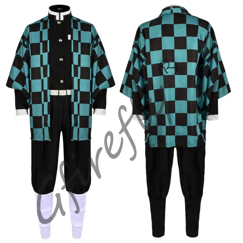 Kamado Tanjirou Cosplay Costum - Anime Cosplay Sword ulasan dan harga