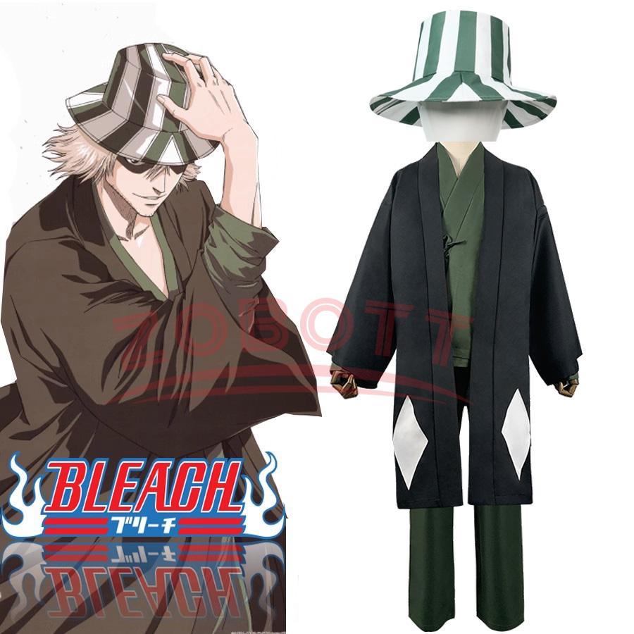 Anime Bleach Urahara Kisuke Co - Bleach Captain Coat ulasan dan harga