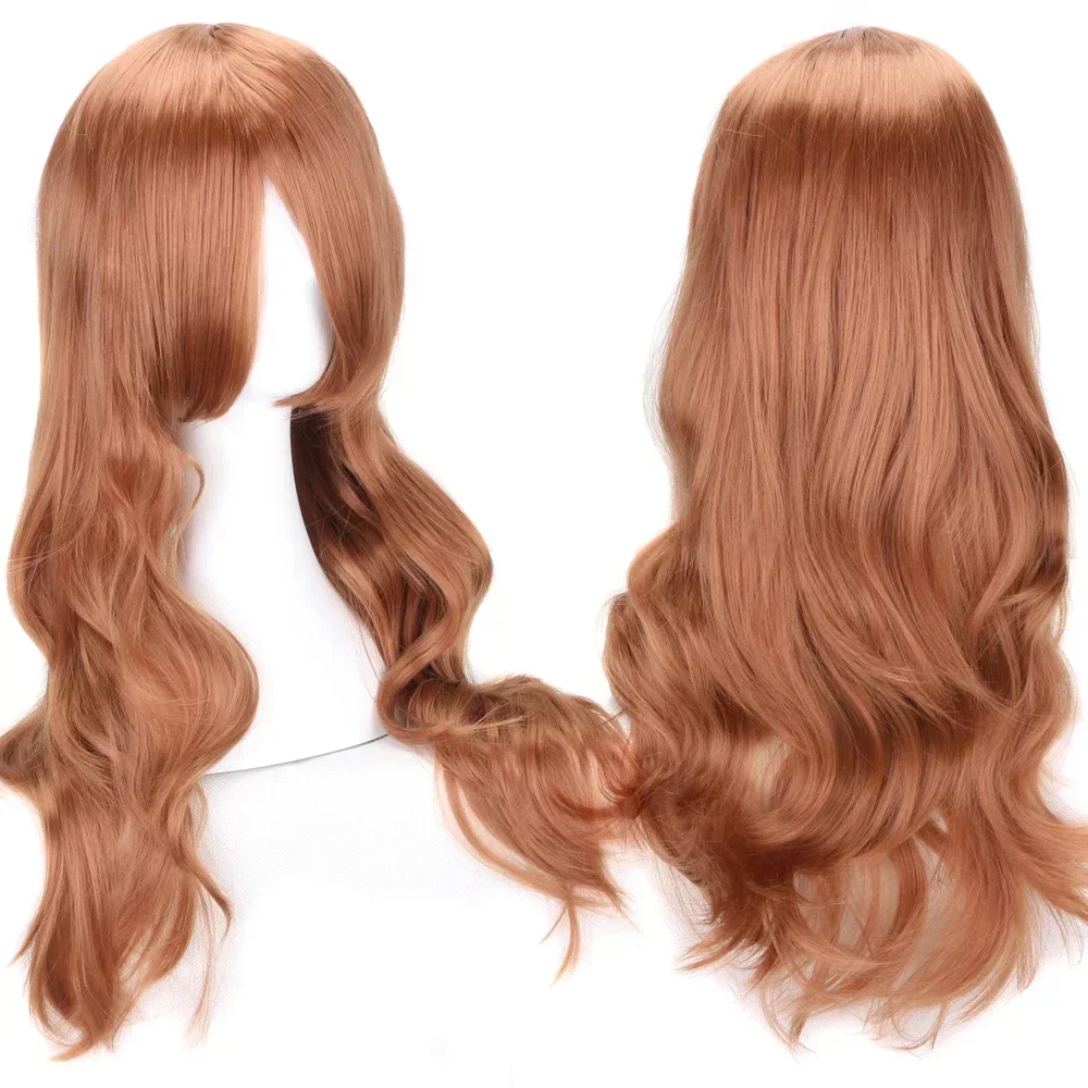 Anime Cosplay Long Wavy Pink B - Anime Cosplay With Red Hair ulasan dan harga