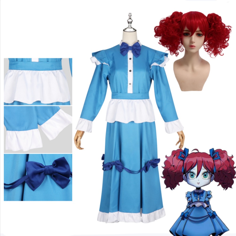 Poppy Red Hair Cosplay Costume - Anime Cosplay With Red Hair ulasan dan harga