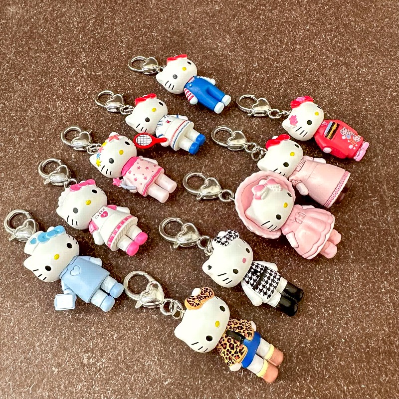 Hello Kitty Keychain Cartoon D - Anime Cosplay Makeup ulasan dan harga