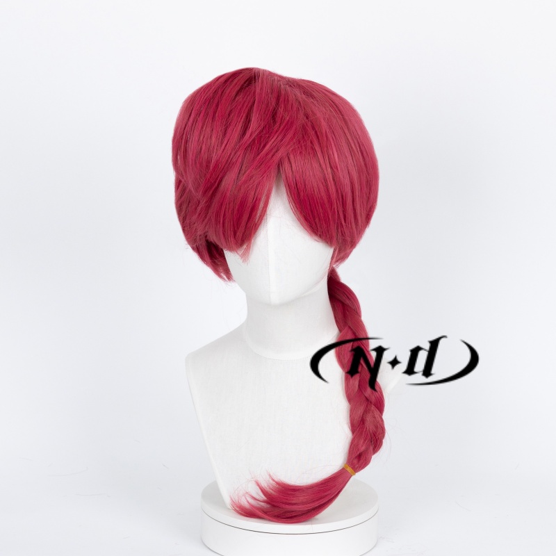 ND Ranma Saotome Cosplay Wigs  - Anime Cosplay With Red Hair ulasan dan harga