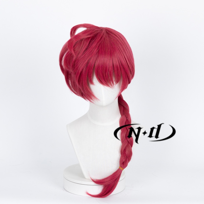 ND Ranma Saotome Cosplay Wigs  - Anime Cosplay With Red Hair ulasan dan harga