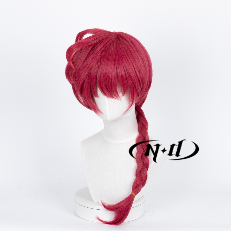 ND Ranma Saotome Cosplay Wigs  - Anime Cosplay With Red Hair ulasan dan harga