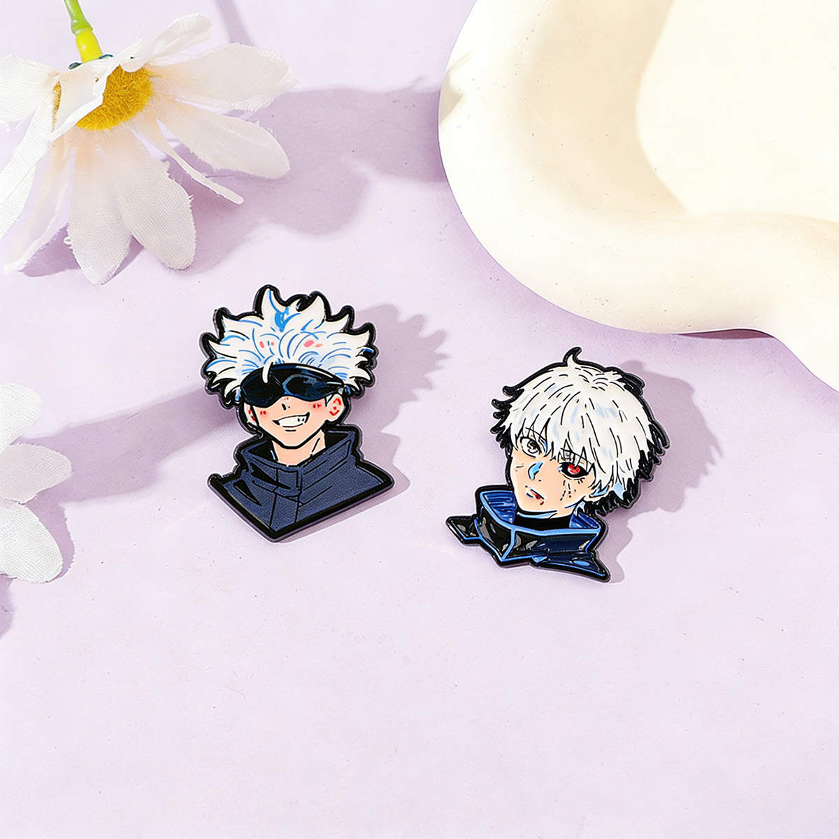 2Pcs Anime Character Kaneki Ke - Tokyo Ghoul Mask ulasan dan harga