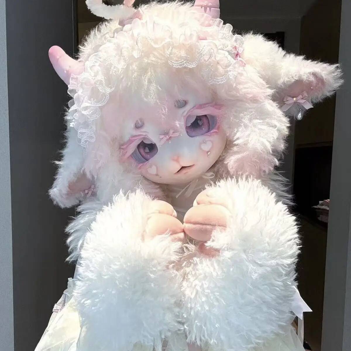 Handmade Kig Fursuit Head, Cut - Anime Cosplay Ladies ulasan dan harga
