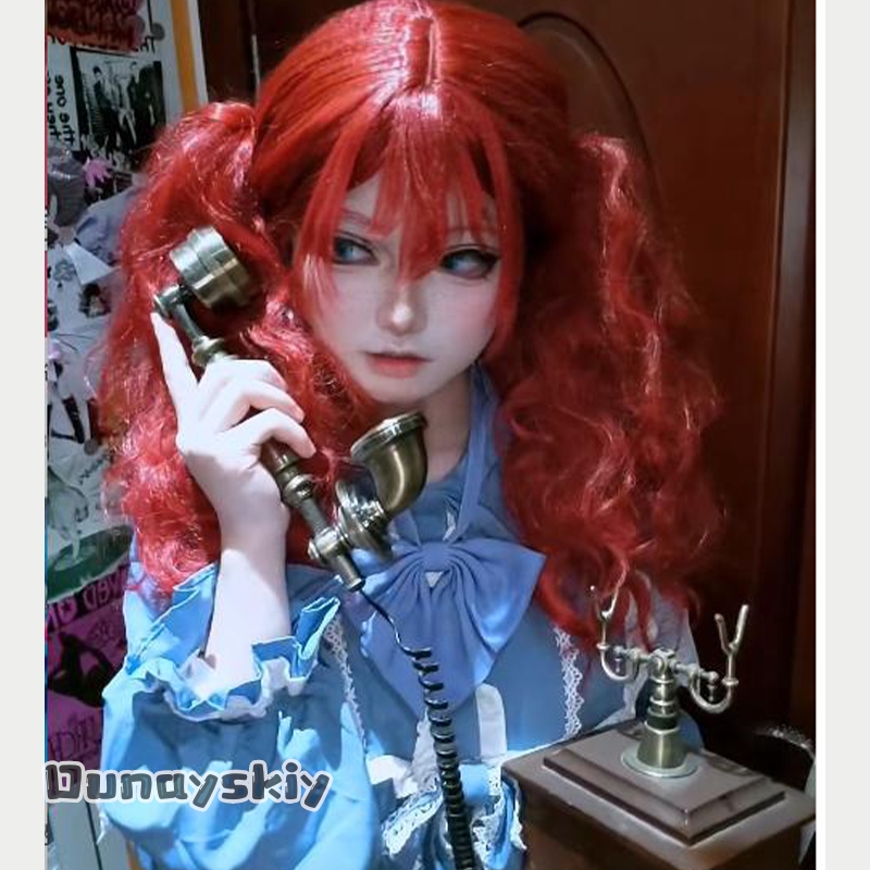 Hemera*/Poppy Game Cosplay Cos - Anime Cosplay With Red Hair ulasan dan harga