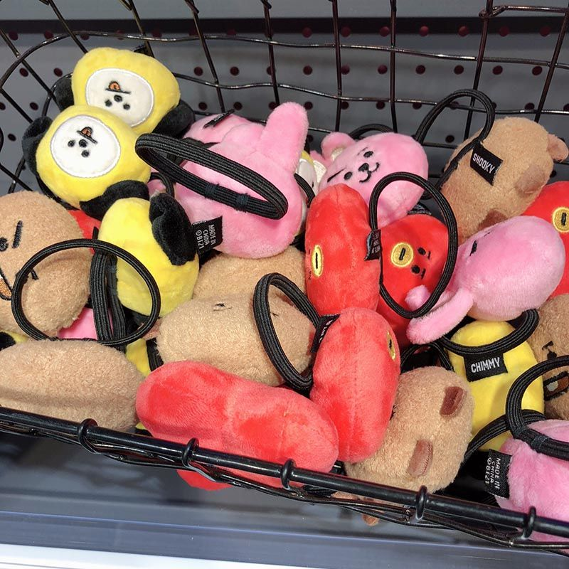 Kawaii BT21 Plush Hair Rope An - Anime Cosplay Images ulasan dan harga