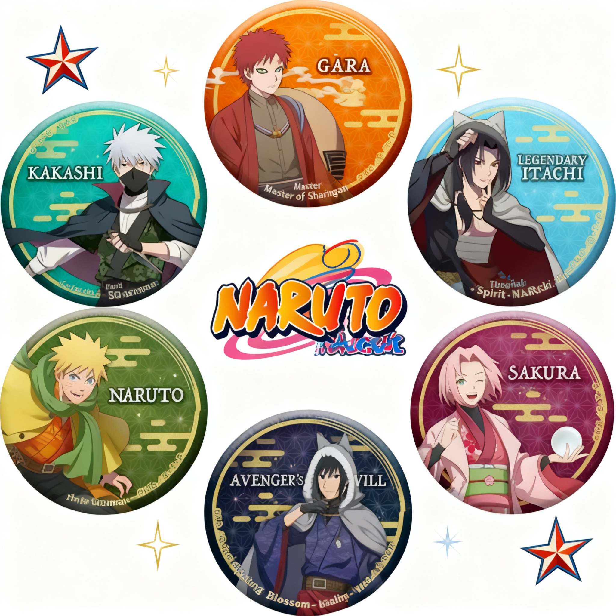 Anime Badge Naruto Cosplay Pin - Anime Cosplay Naruto ulasan dan harga