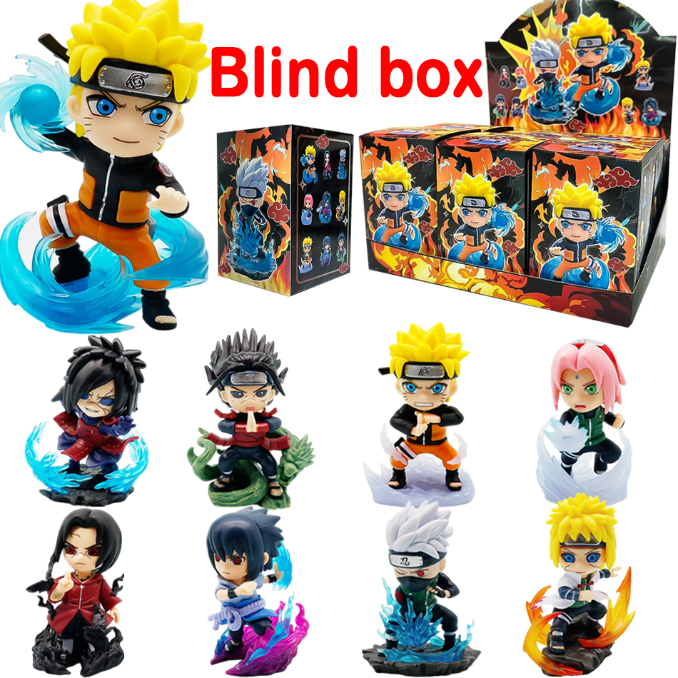 1-9pcs Naruto blind box Figure - Anime Cosplay Naruto ulasan dan harga