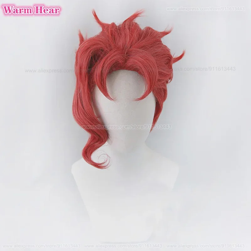 Noriaki Kakyoin Synthetic Unis - Anime Cosplay With Red Hair ulasan dan harga