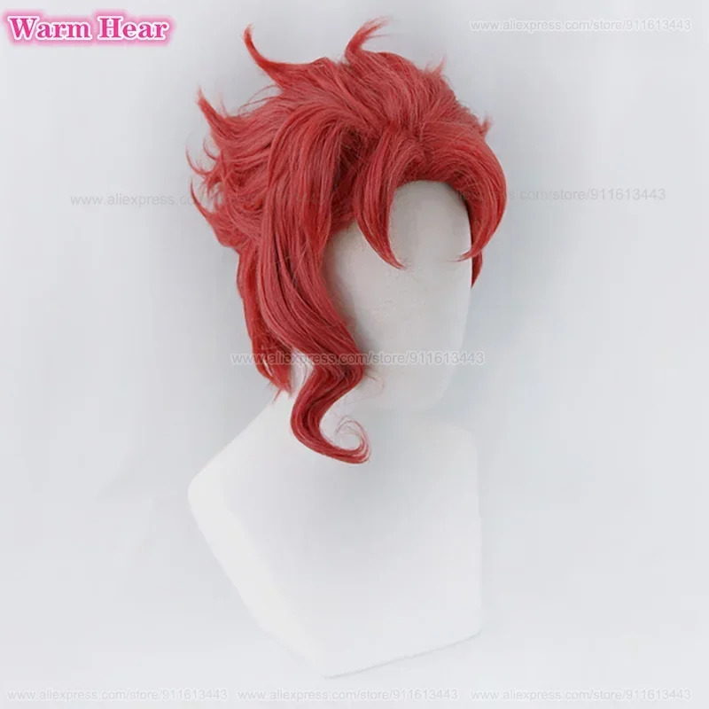 Noriaki Kakyoin Synthetic Unis - Anime Cosplay With Red Hair ulasan dan harga