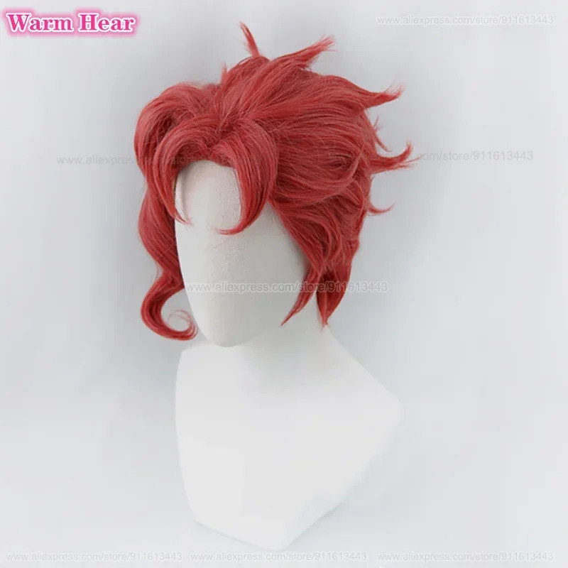 Noriaki Kakyoin Synthetic Unis - Anime Cosplay With Red Hair ulasan dan harga