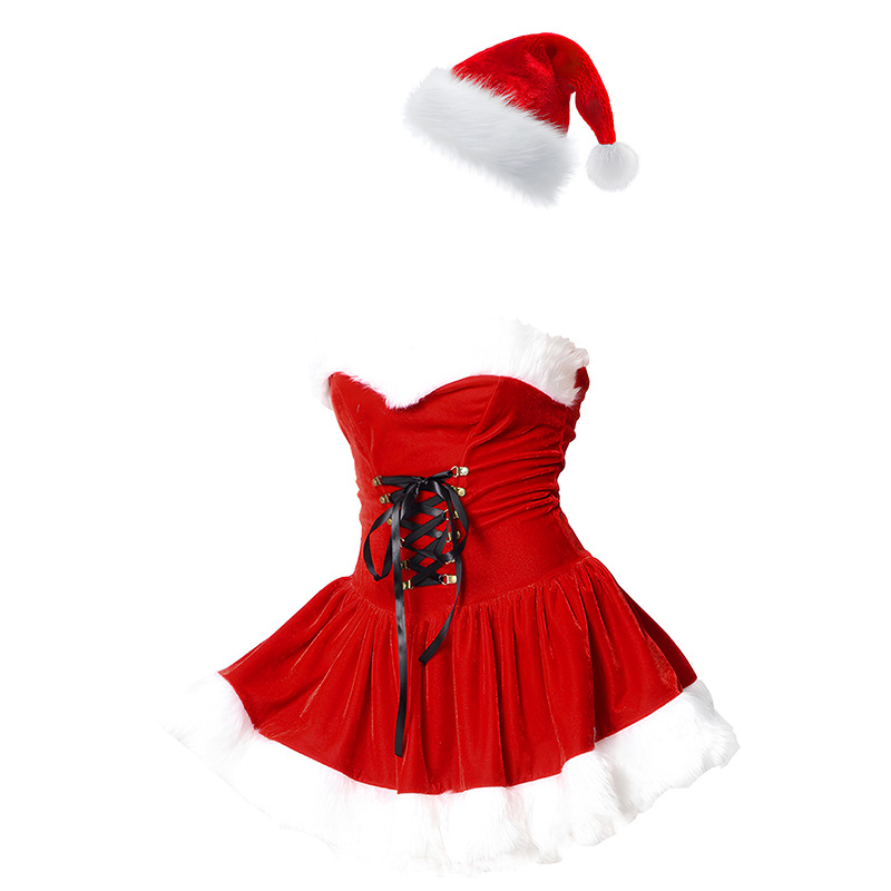 Women's Christmas Dress Adult  - Anime Cosplay Makeup ulasan dan harga