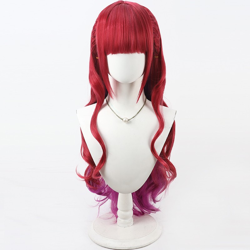Houshou Marine Cosplay Wig Vtu - Anime Cosplay With Red Hair ulasan dan harga