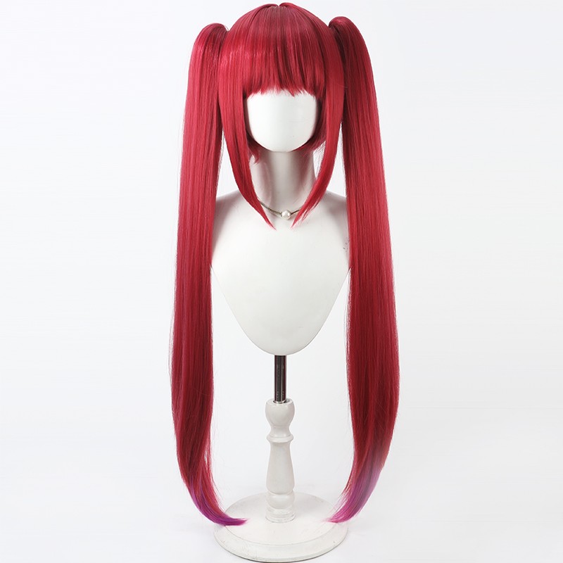 Houshou Marine Cosplay Wig Vtu - Anime Cosplay With Red Hair ulasan dan harga
