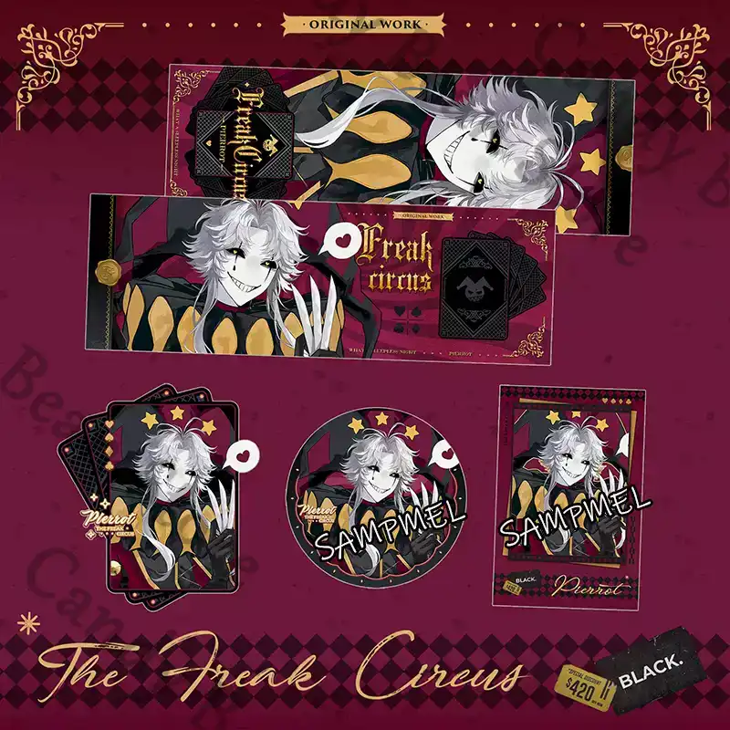 Anime ‌The Freak Circus Pierro - Anime Cosplay Images ulasan dan harga