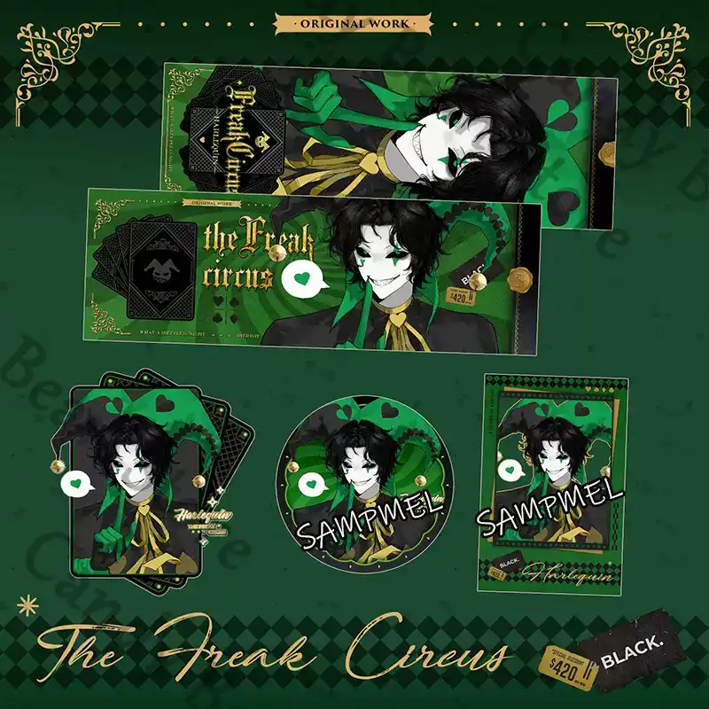 Anime ‌The Freak Circus Pierro - Anime Cosplay Images ulasan dan harga