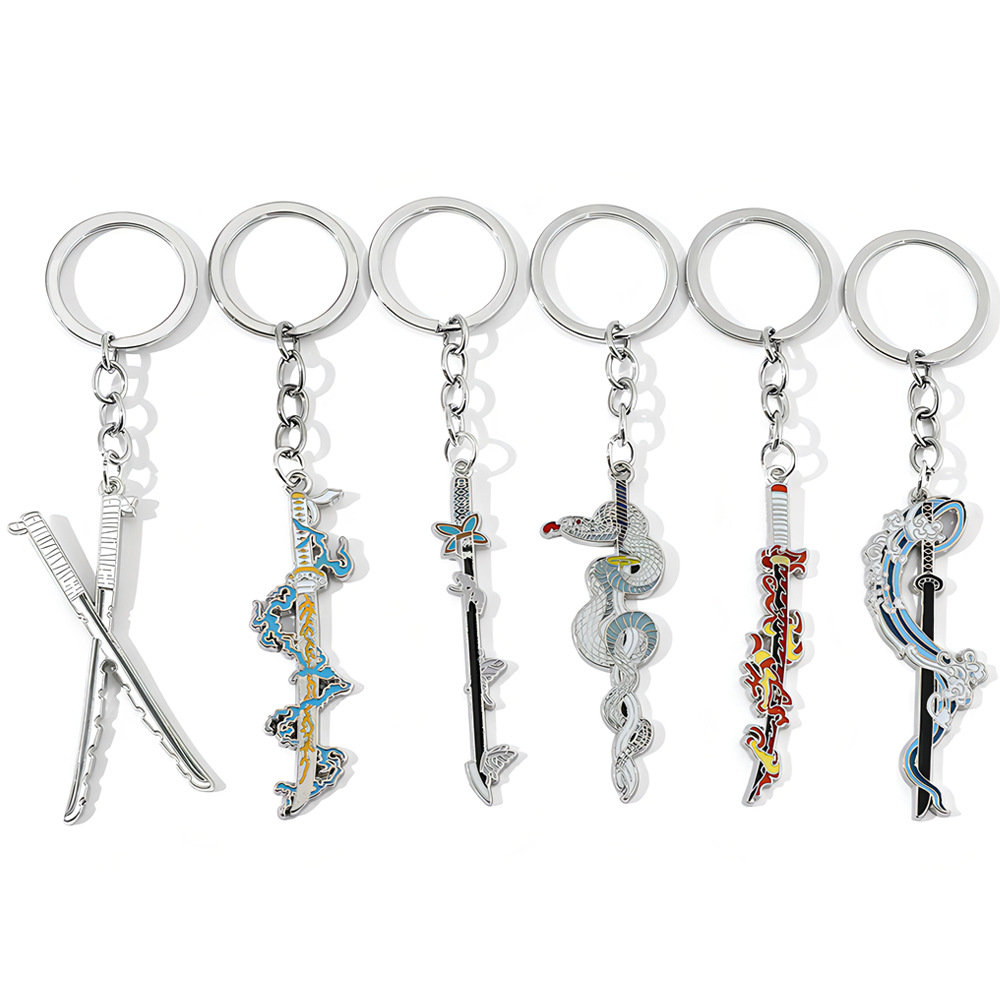 Demon Slayer Keychain Anime Co - Anime Cosplay Sword ulasan dan harga