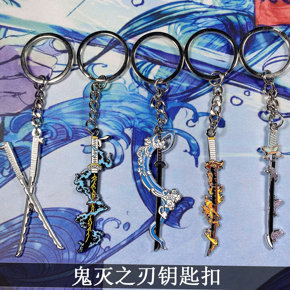 Demon Slayer Keychain Anime Co - Anime Cosplay Sword ulasan dan harga