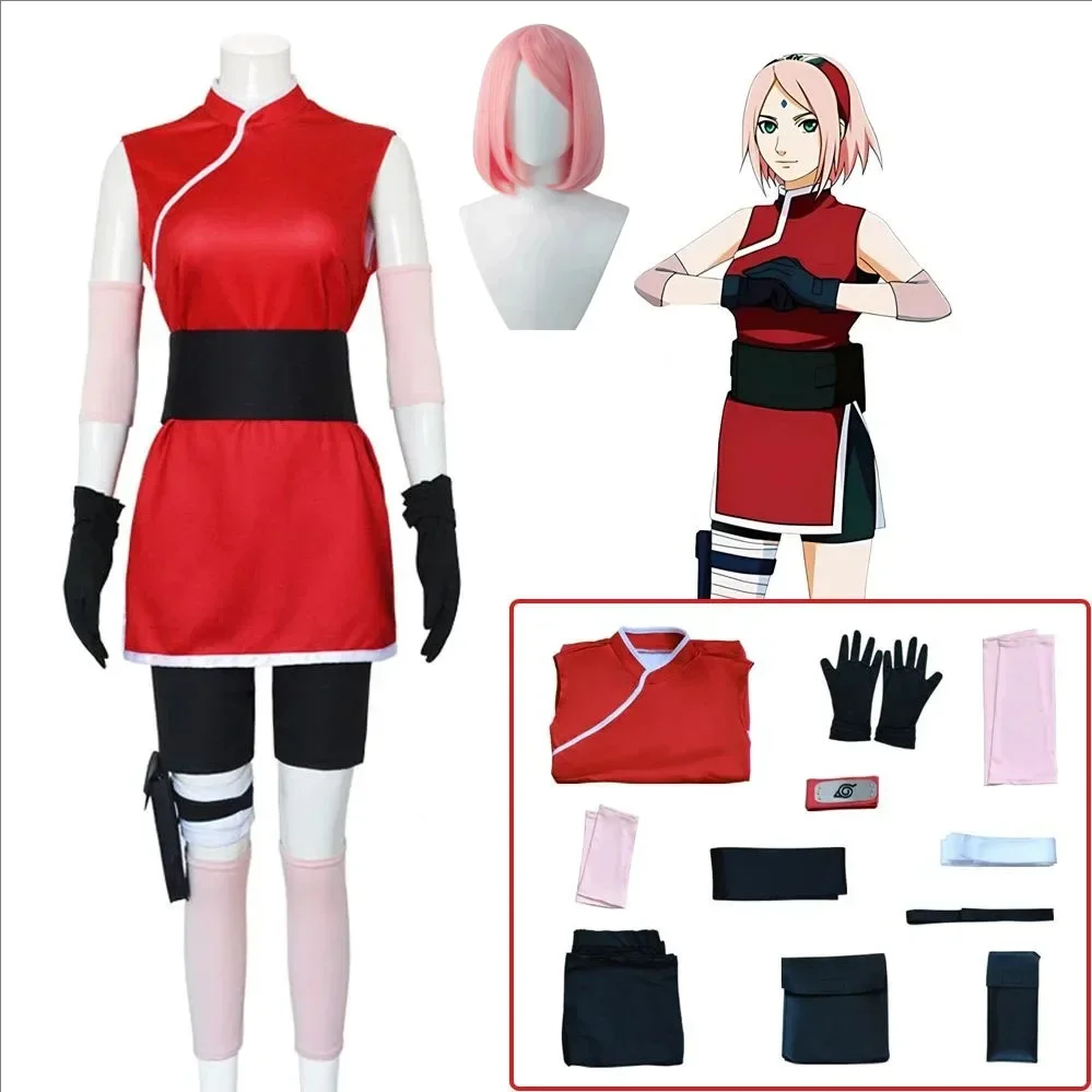 2026  Haruno Sakura Cosplay An - Anime Cosplay Ninja ulasan dan harga