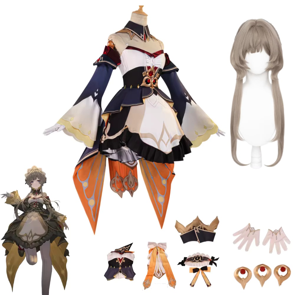 Sandrone Cosplay Costume Gensh - Anime Cosplay Ladies ulasan dan harga