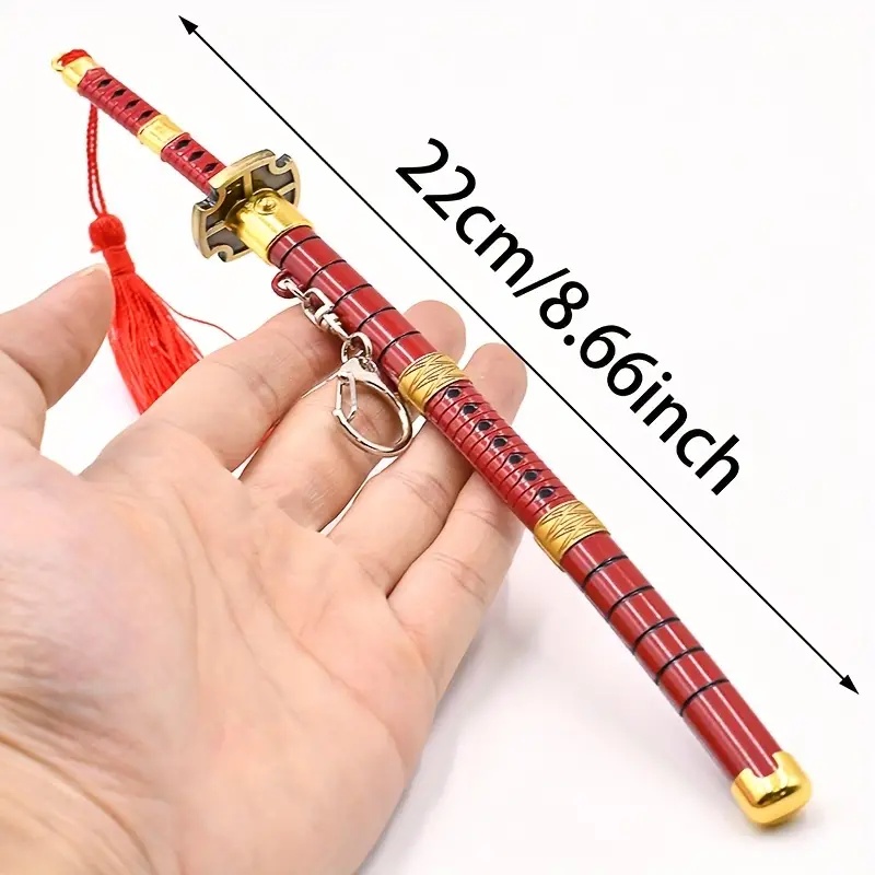 22cm One Piece Katana Swords E - Anime Cosplay Real ulasan dan harga