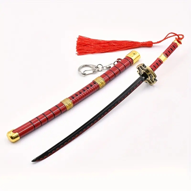 22cm One Piece Katana Swords E - Anime Cosplay Real ulasan dan harga