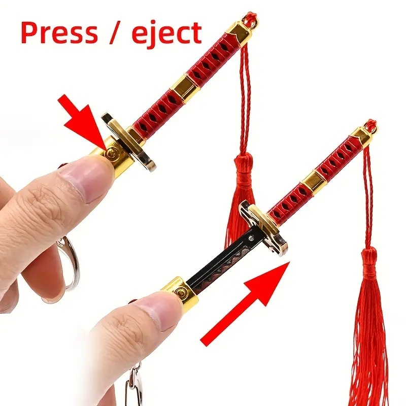 22cm One Piece Katana Swords E - Anime Cosplay Real ulasan dan harga