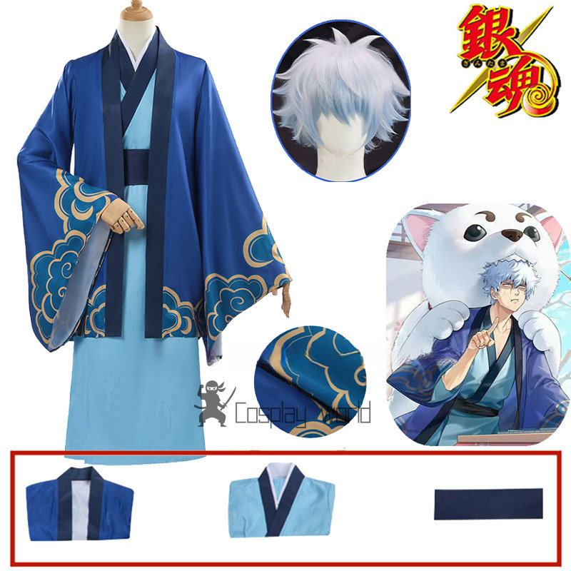 2025 Sakata Gintoki Cosplay An - Anime Cosplay Dress For Men ulasan dan harga