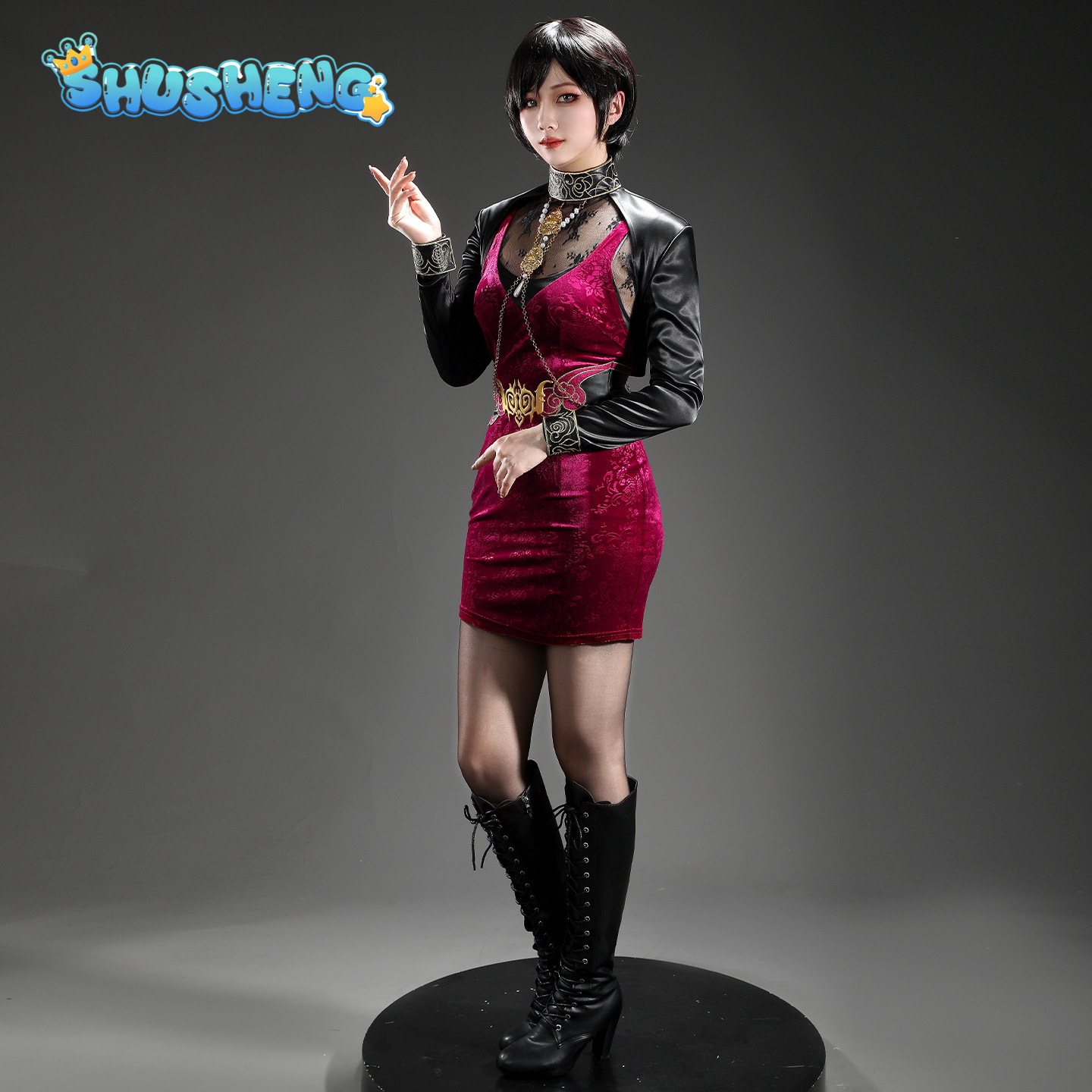 Ada Wong 30th anniversary Resi - Anime Cosplay Dress For Men ulasan dan harga