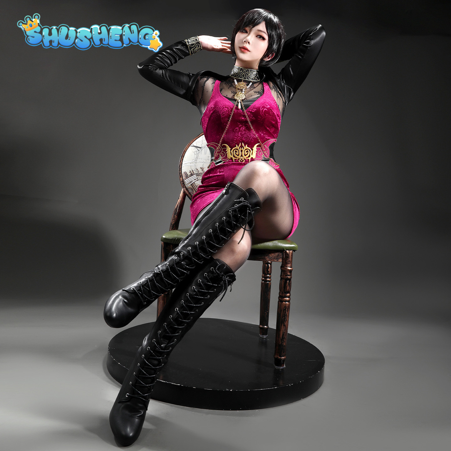 Ada Wong 30th anniversary Resi - Anime Cosplay Dress For Men ulasan dan harga