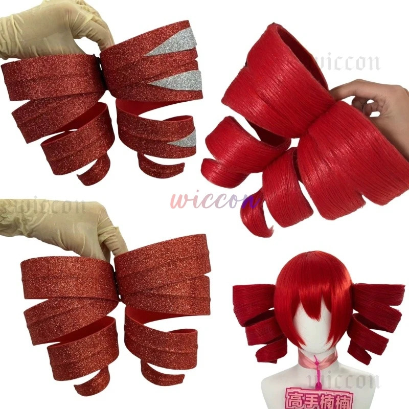 DY20Kasane Teto Cosplay Costum - Anime Cosplay With Red Hair ulasan dan harga