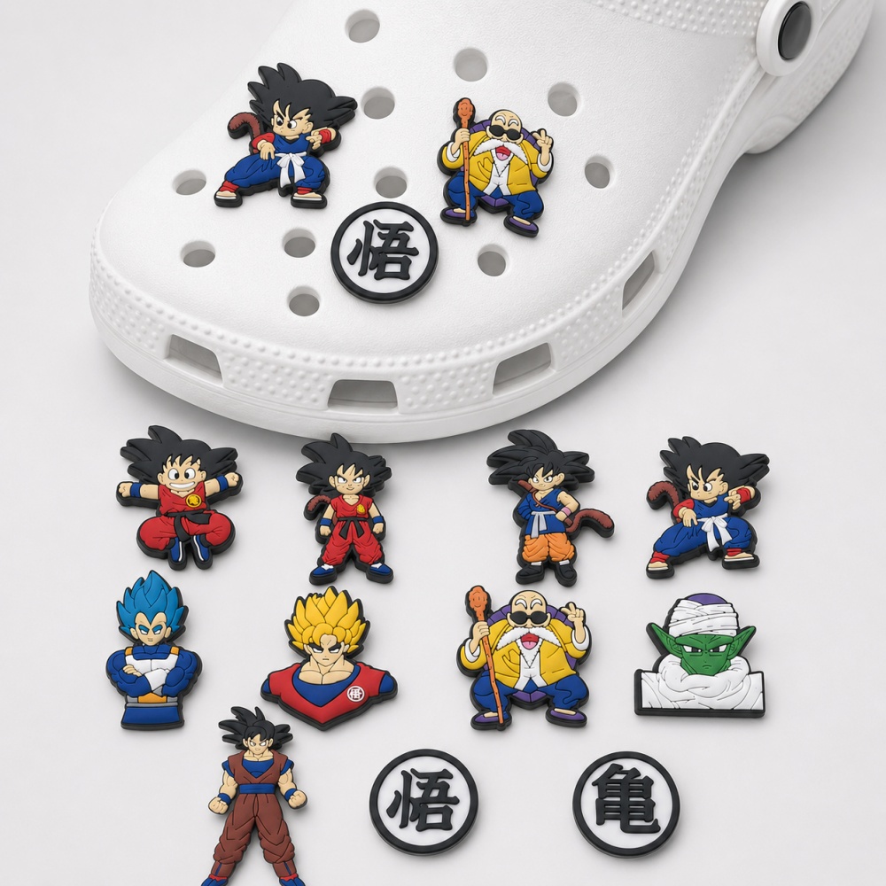Anime Clog Button Pins Demon S - Anime Cosplay Naruto ulasan dan harga