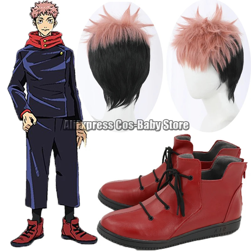 Anime Juju Ka Cosplay Shoes Bo - Anime Cosplay With Red Hair ulasan dan harga