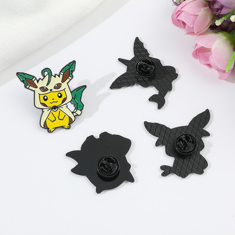 9 Pcs Creative Cartoon Brooch  - Anime Cosplay Pokemon ulasan dan harga