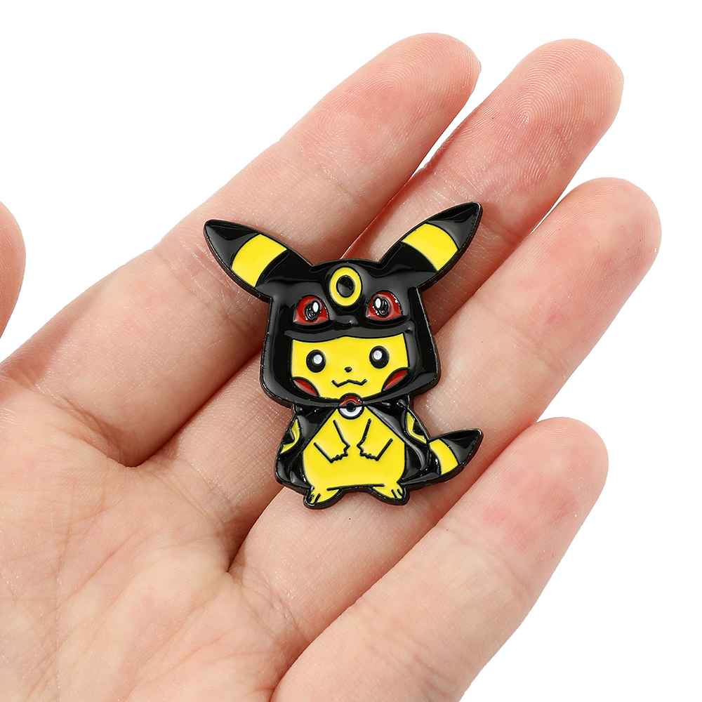 9 Pcs Creative Cartoon Brooch  - Anime Cosplay Pokemon ulasan dan harga