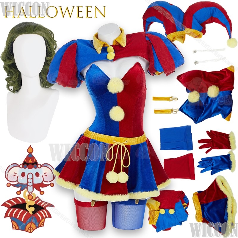 Magical Circus Joker Girl Cosp - Anime Cosplay Outfits Female ulasan dan harga