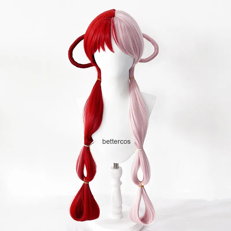 CyUta Cosplay Wig Anime Uta Re - Anime Cosplay With Red Hair ulasan dan harga