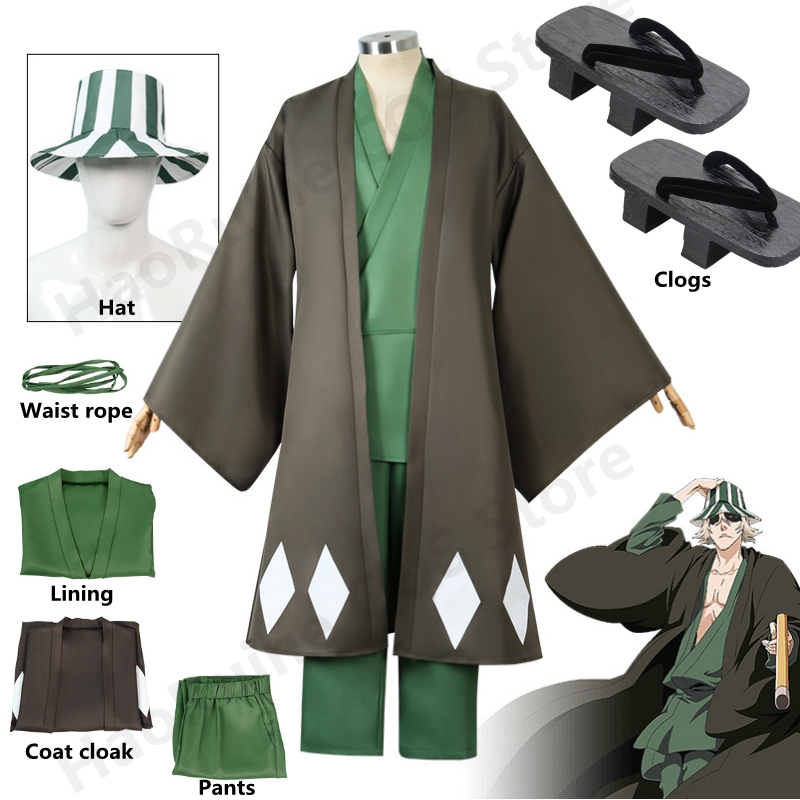 Hot Anime Bleach Cosplay Uraha - Bleach Captain Coat ulasan dan harga