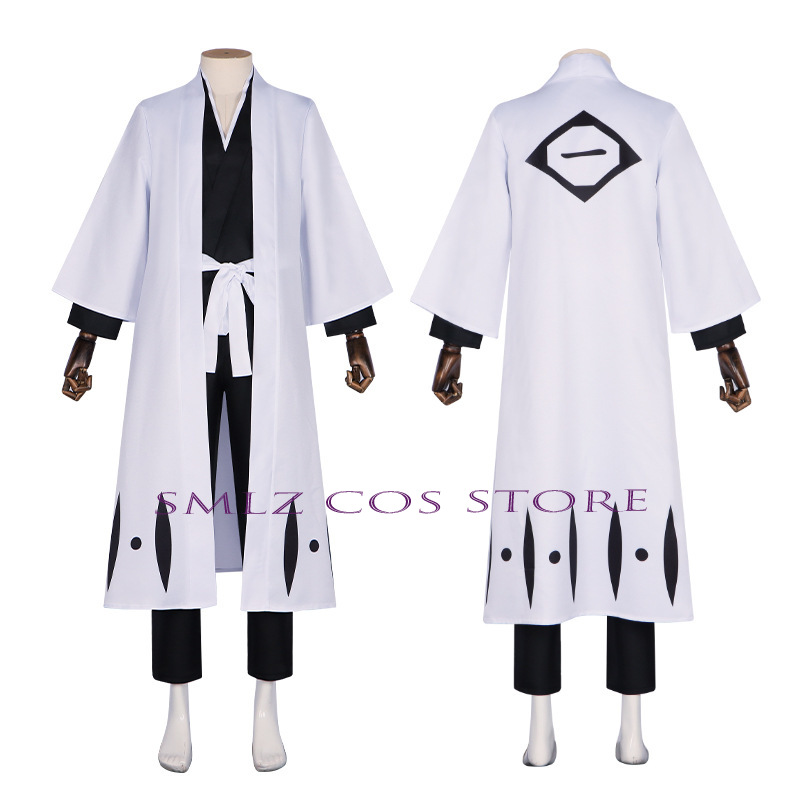 Anime Aizen Sousuke Cosplay Ha - Bleach Captain Coat ulasan dan harga