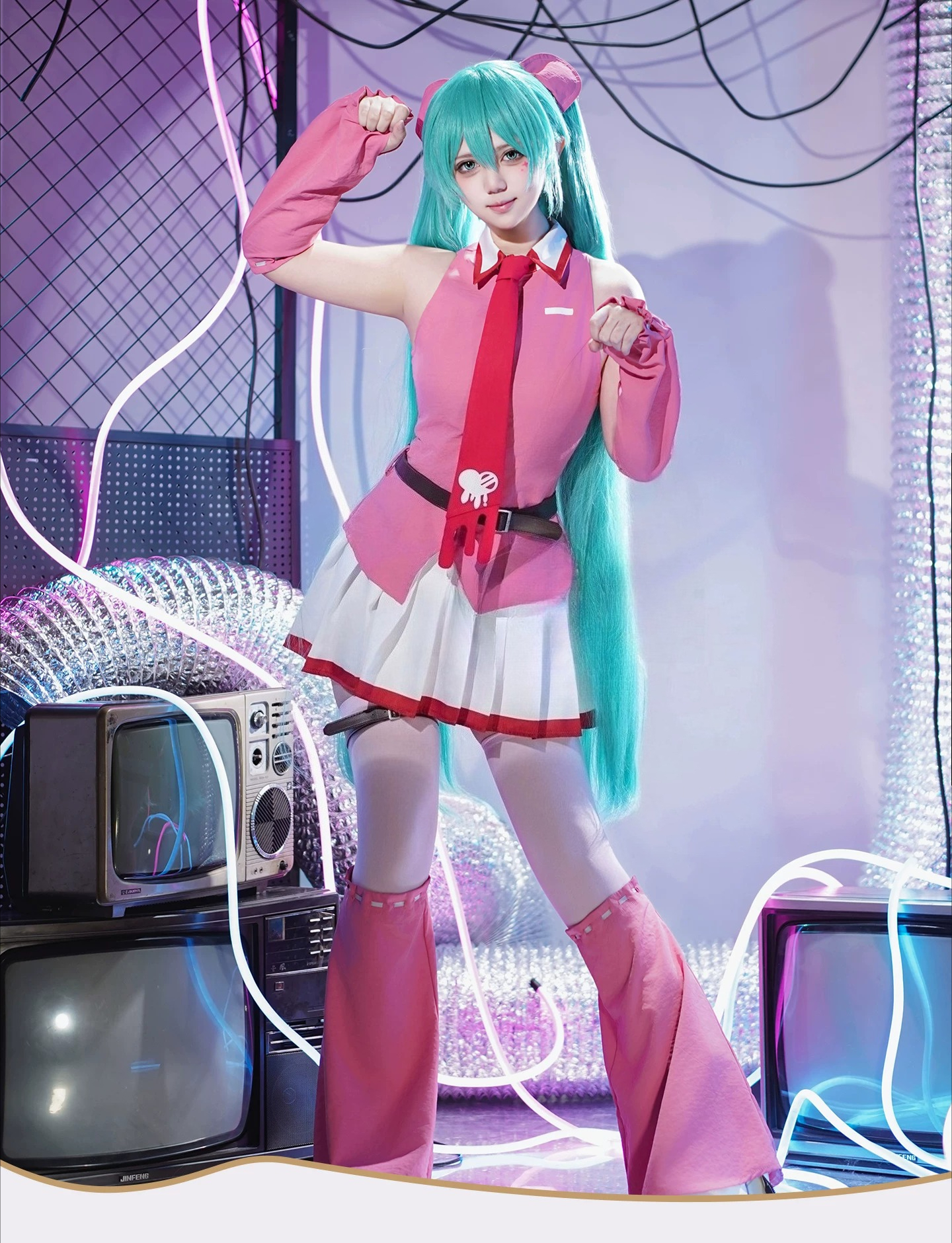 Miku Gloomy Bear Crossover lin - Anime Cosplay Ladies ulasan dan harga