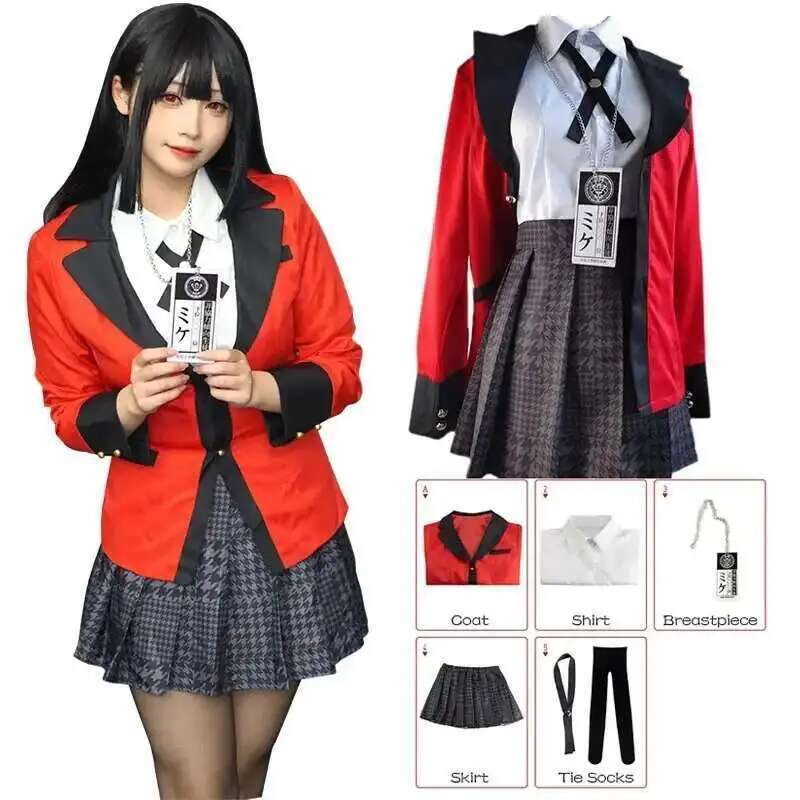 Anime Kakegurui Jabami Yumeko  - Anime Cosplay Ninja ulasan dan harga